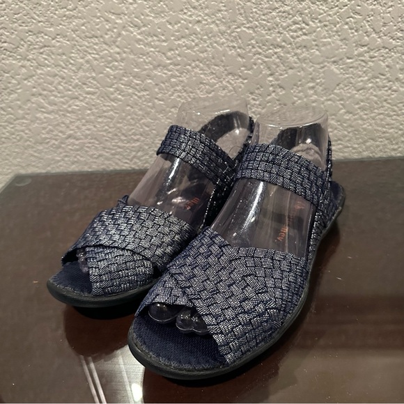 Bernie Mev Blue Denim Balmy Sandals - Picture 4 of 14